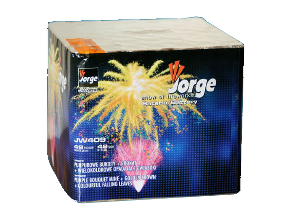 wyrzut-JW409 SHOW OF FIREWORKS 49sh; 1.2" F3 2/1