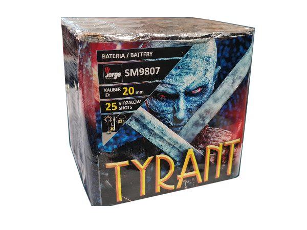 wyrzut-SM9807 TYRANT 25sh; 0.8" F2 12/1