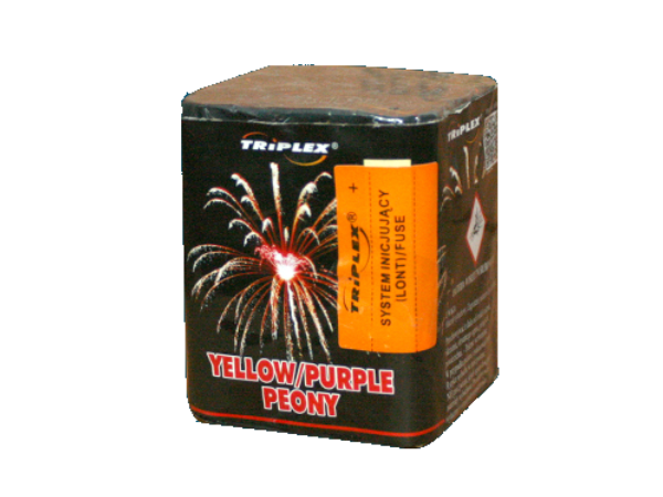 wyrzut-TXB821 YELLOW/PURP PEONY 9sh; 0.8" F2 48/1