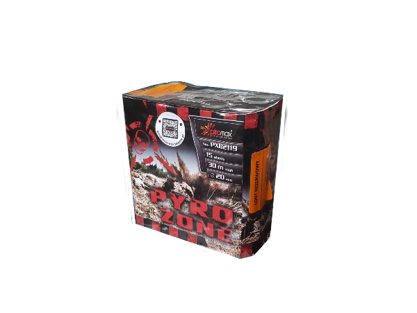wyrzut-PXB2119 PYRO ZONE 15sh; 0.8" F2 24/1