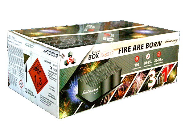 wyrzut-TXB012 FIRE ARE BORN 190sh; 0.8-1.2" F3 1/1