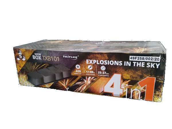 wyrzut-TXB101 EXPLOSION IN SKY 229sh; 1-1.5" F3 