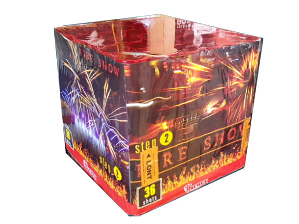 wyrzut-CS7377B FIRE SHOW STEP 2 36s; 1.5" F3 2/1