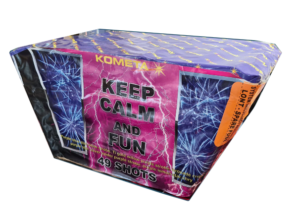 wyrzut-P7636 KEEP CALM &  HAVE FUN 49sh; 1" F3 3/1