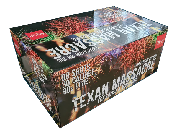 wyrzut-FIRESHOW 88 TEXAN MASSACR 88sh; 1.2" F2 1/1