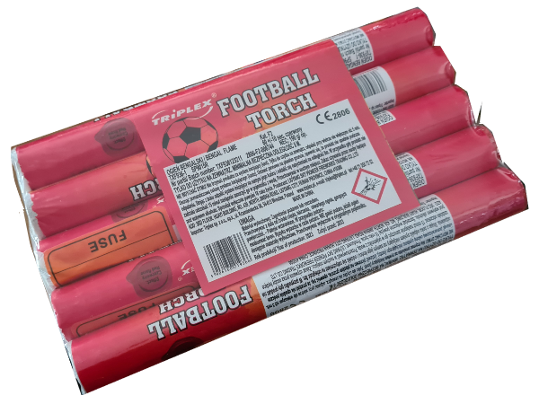 flara-TXF936-1 FOOTBALL TORCH CZERWONY F2 20/5