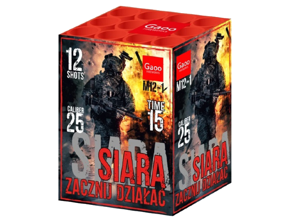 wyrzut-M12-1 SIARA 12sh; 1" F2 16/1