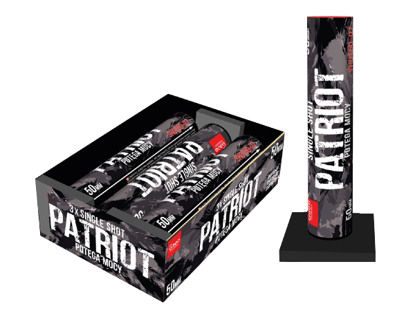 singel shot-SHOT50-07,08,16 PATRIOT 1sh; 2" F3 8/3