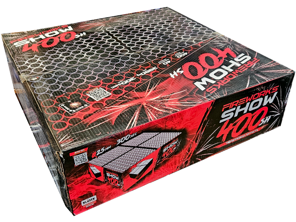 wyrzut-C40025F/C FIREWORKS SH. 400sh; 1" F3 1/1