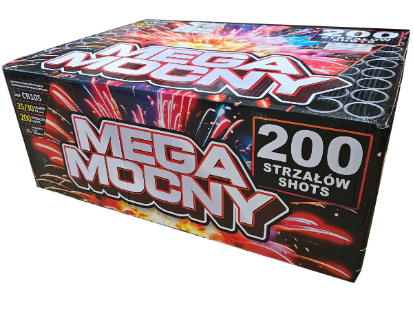 wyrzut-CB105 MEGA MOCNY 200sh; 1-1.2" F2 1/1