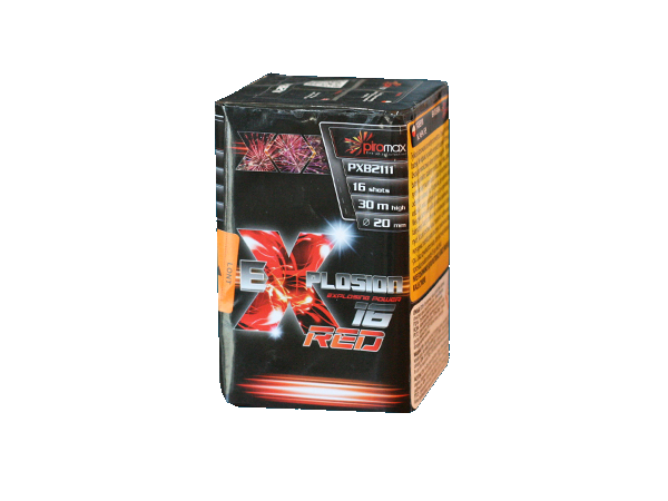 wyrzut-PXB2111 EXPLOSION RED 16sh; 0.8" F2 12/1