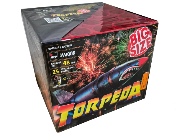 wyrzut-JW008 TORPEDA 25sh; 1.9" F3 2/1