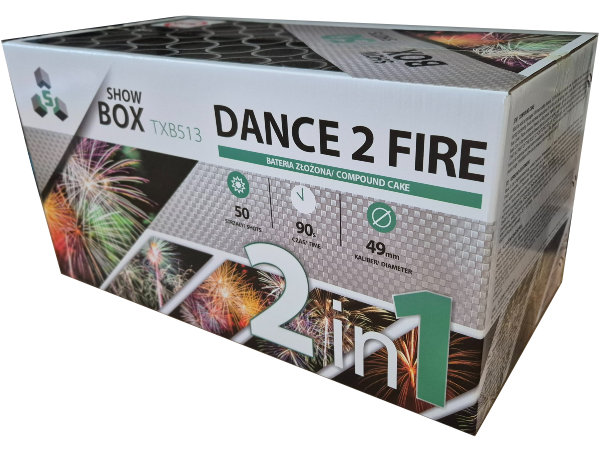 wyrzut-TXB513 DANCE 2 FIRE 50sh; 1.9" F3 1/1