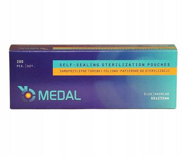 Torebki pap-foliowe MEDAL  90x230 200szt