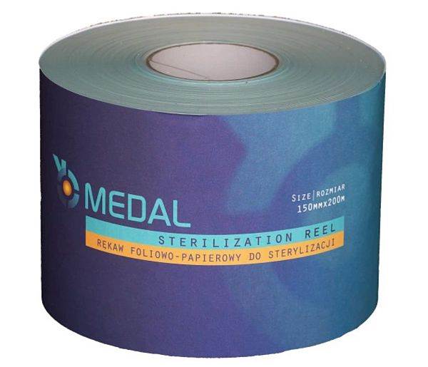 Rękaw papierowo foliowy 150mm x 200m 