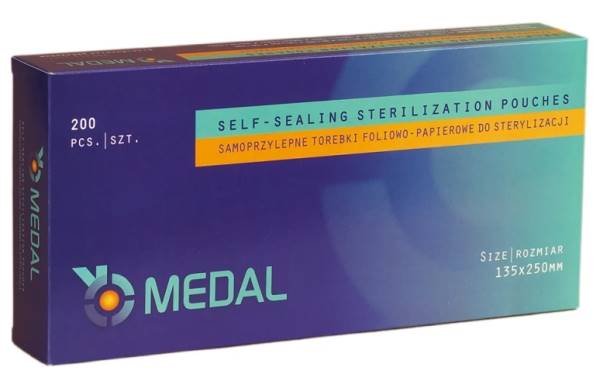 Torebki pap-foliowe MEDAL 135x250  200szt