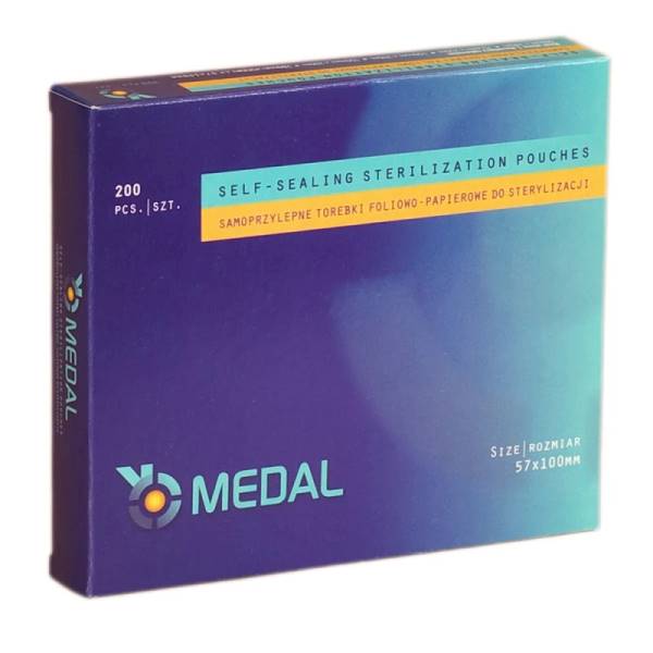 Torebki pap-foliowe MEDAL  57x100 200szt