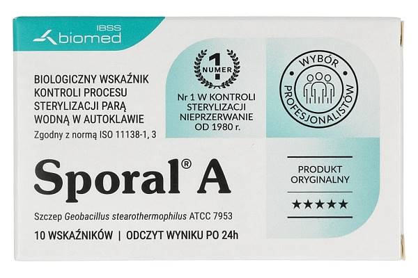 Sporal A wskaźnik biologiczny 10 szt. 