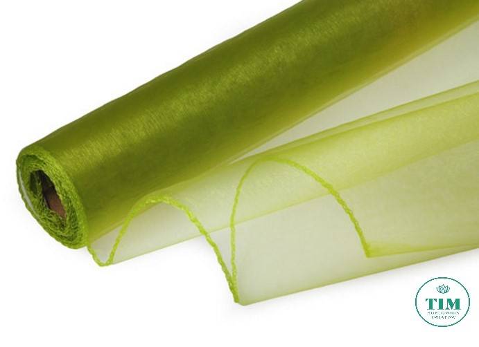 ORGANZA 40CM ZIELONA HERBATA