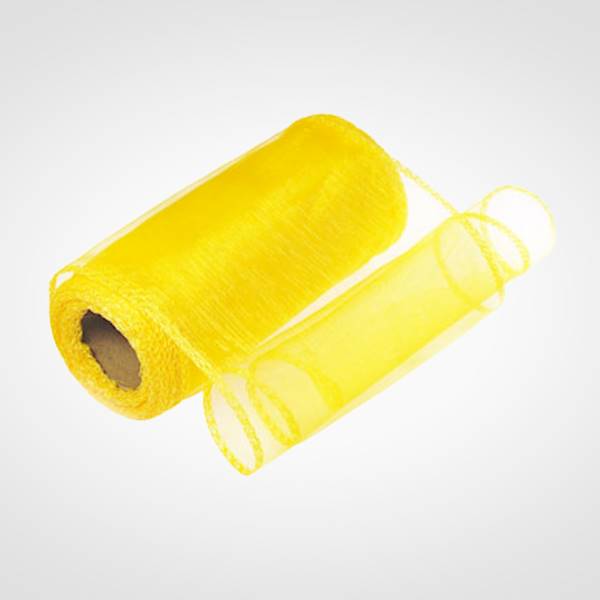 ORGANZA 12CM ŻÓŁTY