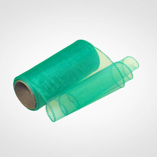 ORGANZA 12CM TURKUSOWY CIEMNY