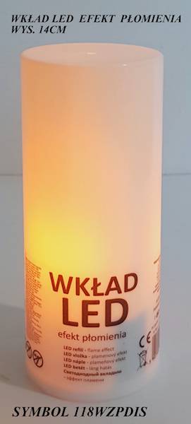 WKŁAD LED 118WZPDIS BIAŁY CIEPŁY