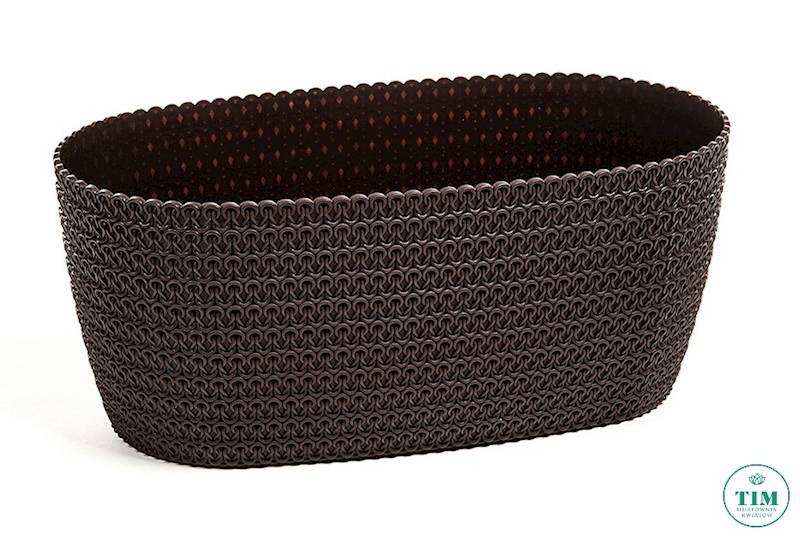 OSŁONKA OWALNA JERSEY LA78283 380MM MOKKA