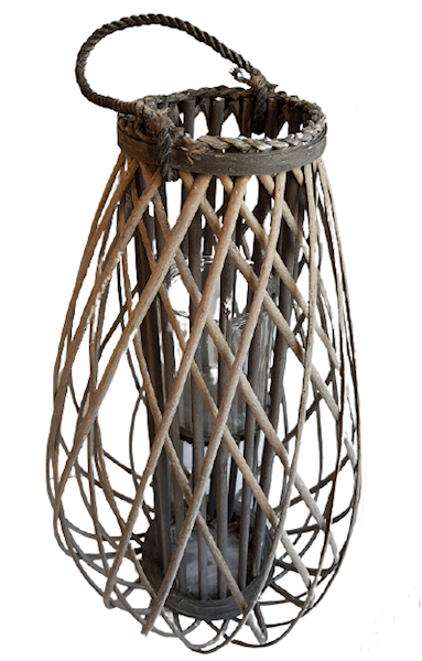 LAMPION RATTAN HT160851GH70 SZARY