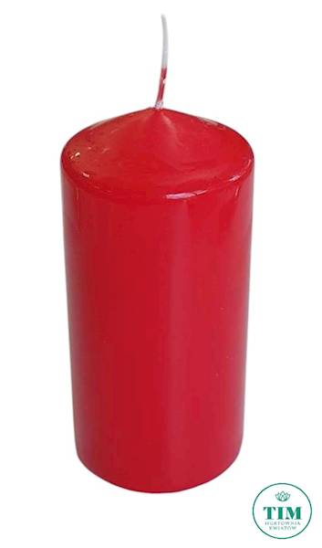 ŚWIECA WALEC 70X150 CZERWONY