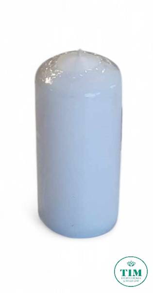 ŚWIECA WALEC 60X150 BIAŁY
