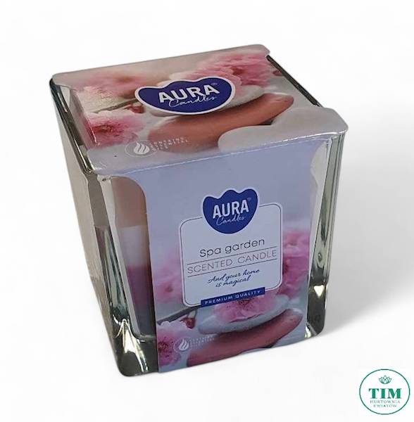 ŚWIECA ZAPACHOWA W SZKLE SNK80254 OGRÓD SPA