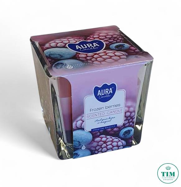 ŚWIECA ZAPACHOWA W SZKLE SNK80314 MROŻONE JAGODY