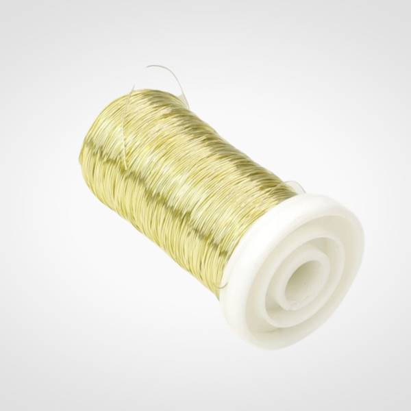 DRUCIK MOSIĘŻNY GŁADKI SZPULKA ZŁOTY 75GR