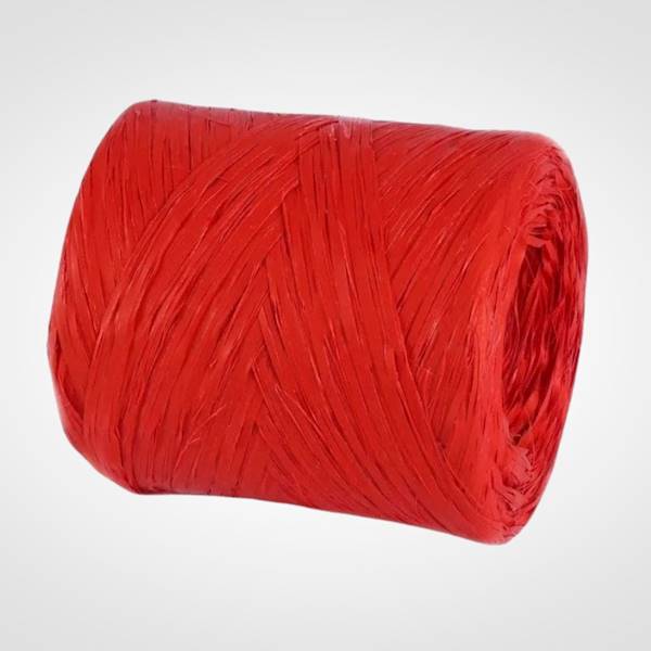 RAPHIA KOLOR 01 CZERWONY 200MT
