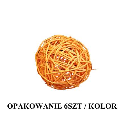 KULA RATTAN X6 TX40690 POMARAŃCZOWY 10CM