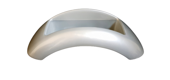 OSŁONKA DO KOMPOZYCJI FOCUS DUŻY 35CM SREBRNY
