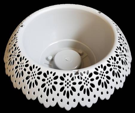 OSŁONKA MODENA 23CM SZARY