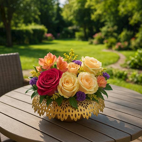 OSŁONKA MODENA 20CM ZŁOTY