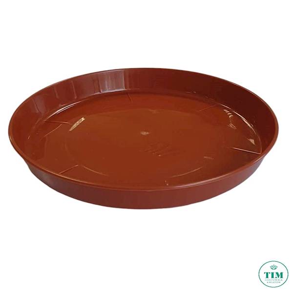 PODSTAWEK PLASTIKOWY 19CM TERAKOTA