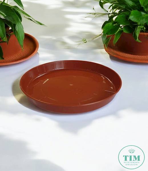 PODSTAWEK PLASTIKOWY 22CM TERAKOTA