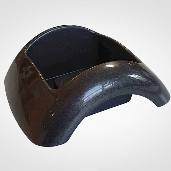OSŁONKA DO KOMPOZYCJI FOCUS MAŁY 16CM GRAFIT