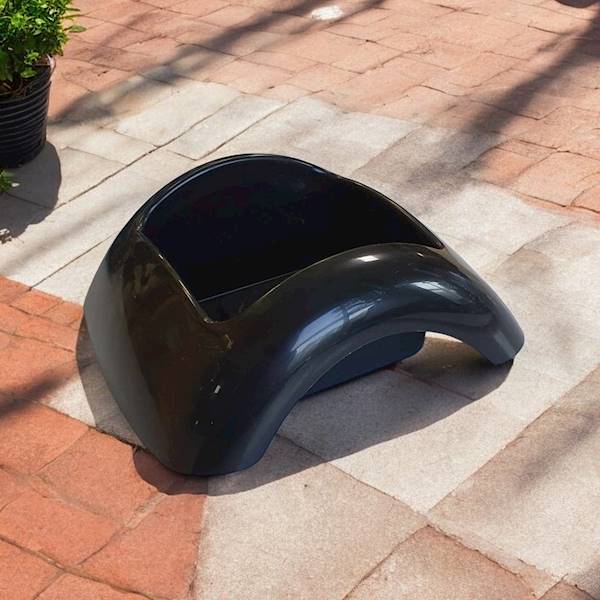 OSŁONKA DO KOMPOZYCJI FOCUS MAŁY 16CM CZARNY