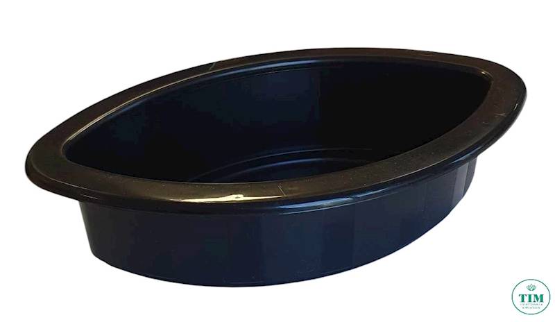 DONICZKA PLASTIKOWA ELIPSA 26X15 CZARNY