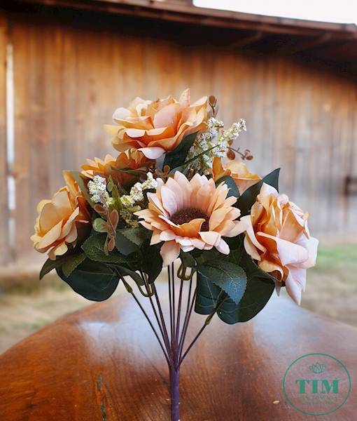 RÓŻA GERBERA BUKIET DL040235 MIX KOLOR