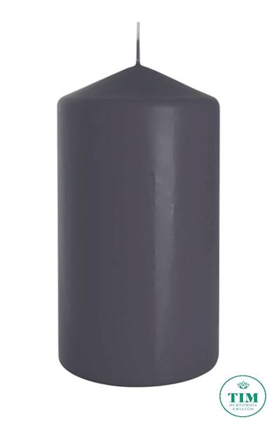 ŚWIECA PARAFINOWA IV5261 POŁYSK SZARY