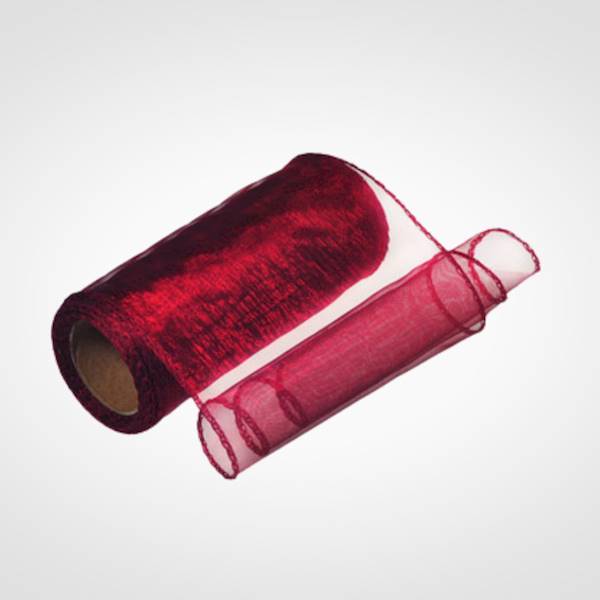 ORGANZA 12CM 5091 BORDOWY
