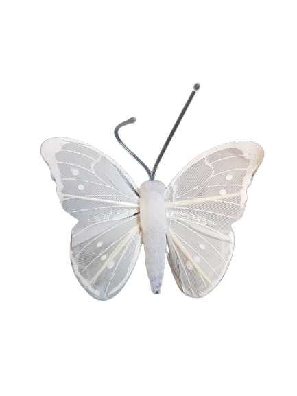 MOTYL OZDOBNY X24 2886874 BIAŁY