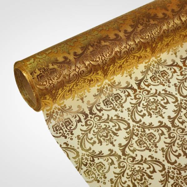 ORGANZA WZÓR METALLIC 39CMX9Y ZŁOTY