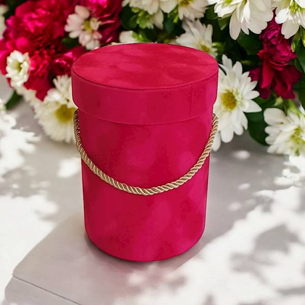 FLOWER BOX X1 W2070A WELUR BORDOWY