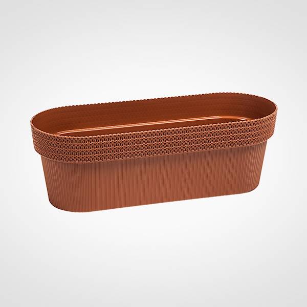 SKRZYNKA BALKON JERSEY 500MM LA78031 TERAKOTA